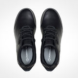 Chaussure autolaçante Powerlace Urbain Cuir en Noir, vue de dessus