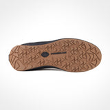 Chaussure autolaçante Powerlace Urbain Cuir en Noir, vue de la semelle extérieure
