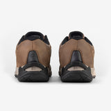 Powerlace Urban Leather auto-lacing leather shoe in Coffee/Grey, rear view