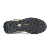 Powerlace Urban Leather auto-lacing leather shoe in Coffee/Grey, outsole view