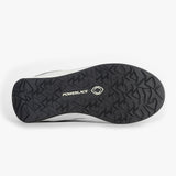 Powerlace Urban Leather Wide auto-lacing leather shoe in Black/Cream, outsole view