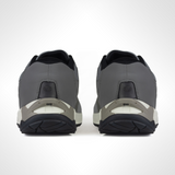 Powerlace All Terrain Wide auto-lacing shoe in Grey, rear view