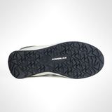 Powerlace All Terrain Wide auto-lacing shoe in Grey, outsole view
